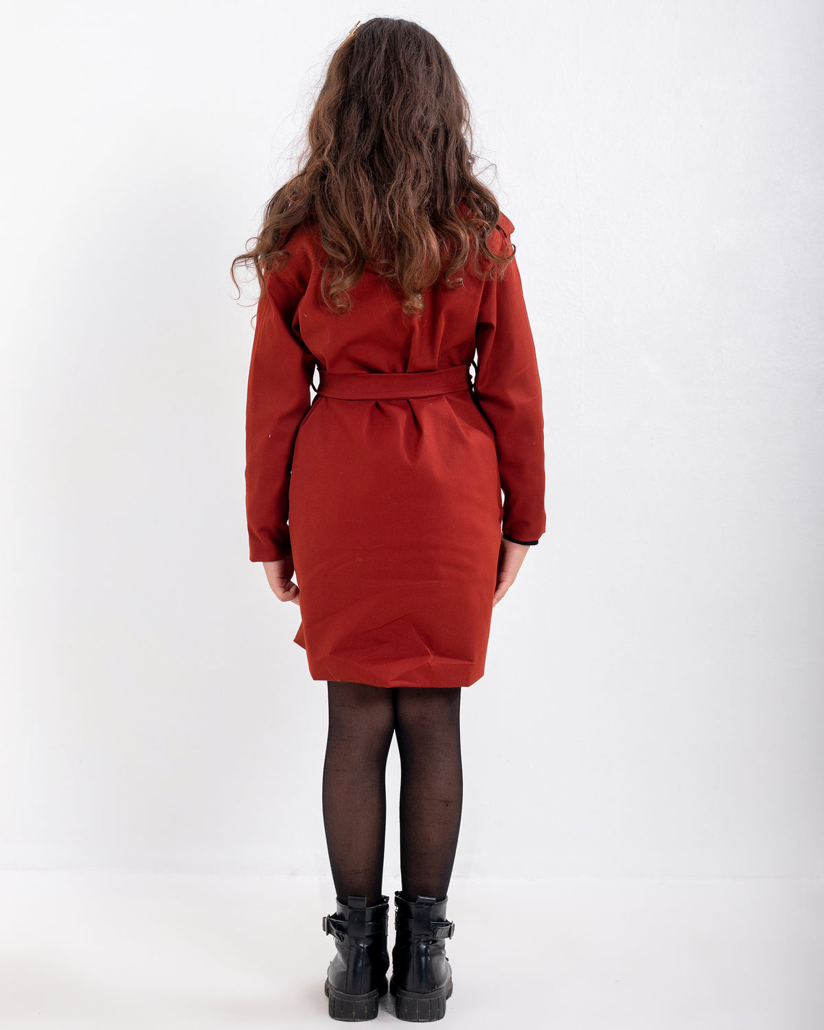 Trench coat camel-kids